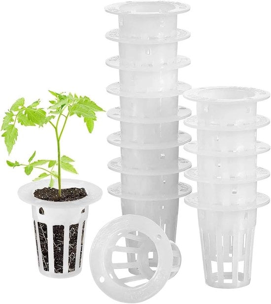 Set di Pannelli di Coltura Idroponica da 20 pezzi | Pannelli per Piante in Rete | Materiale di Cultura Idroponica in Plastica