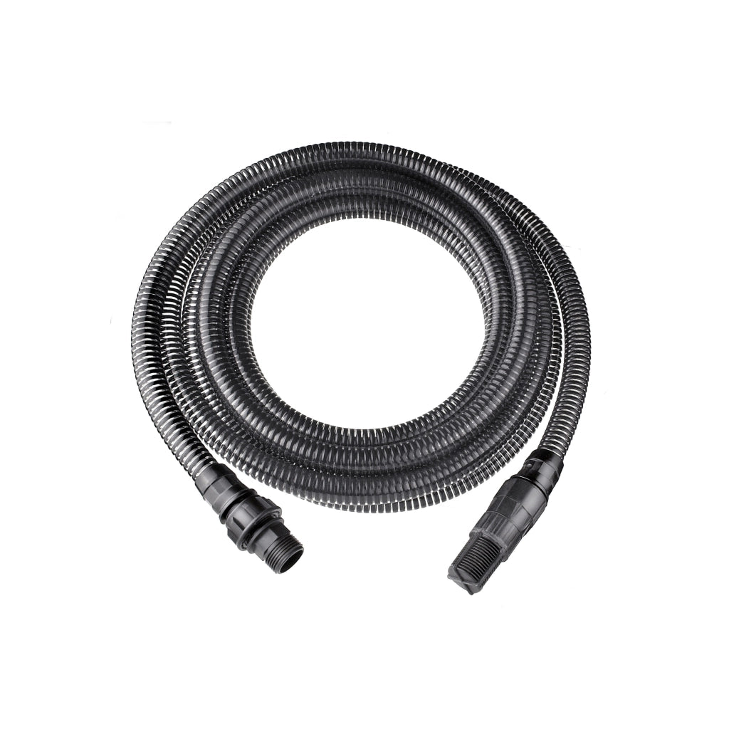 Tubo flessibile a spirale 1" con raccordi e valvole 4 metri