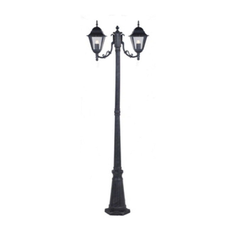 LAMPIONE NEW YORK H 200 CM 2 LUCI GRIGIO- 1,0 pz
