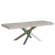 Tavolo Allungabile 160/264x90 cm Volantis Premium Cashmere Gambe Multicolore 4/A