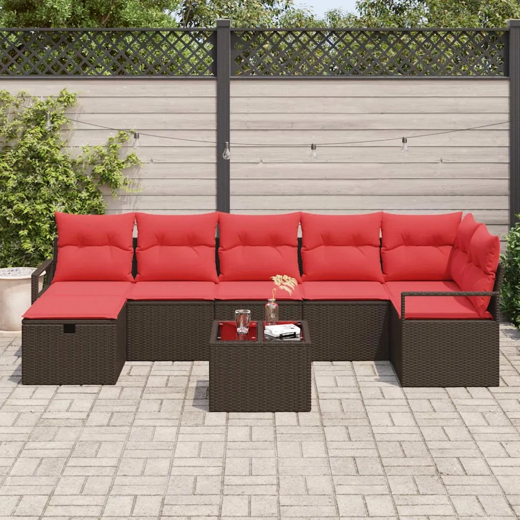 Set di divani con cuscino 5 pcs polyrattan 3360545