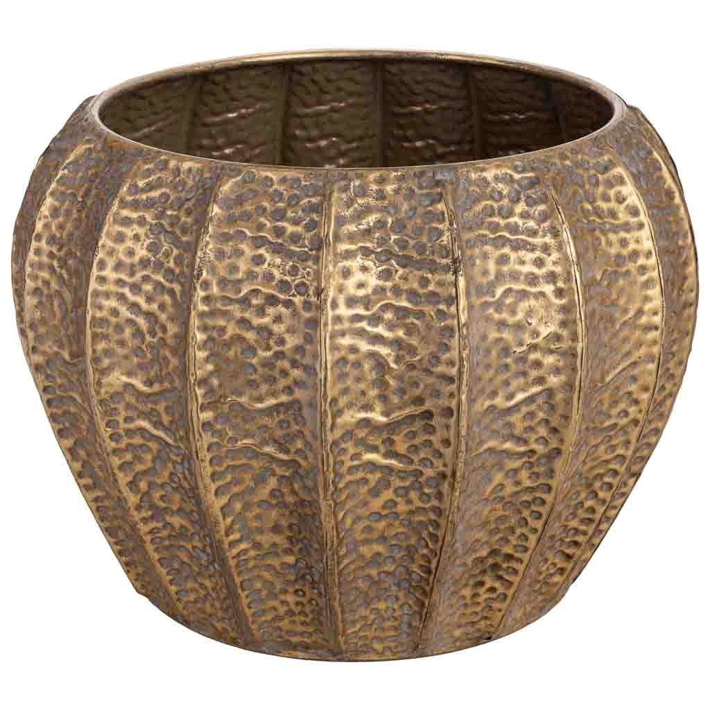 Fioraia in metallo dorato 40,5x40,5x29,5 cm (altezza)