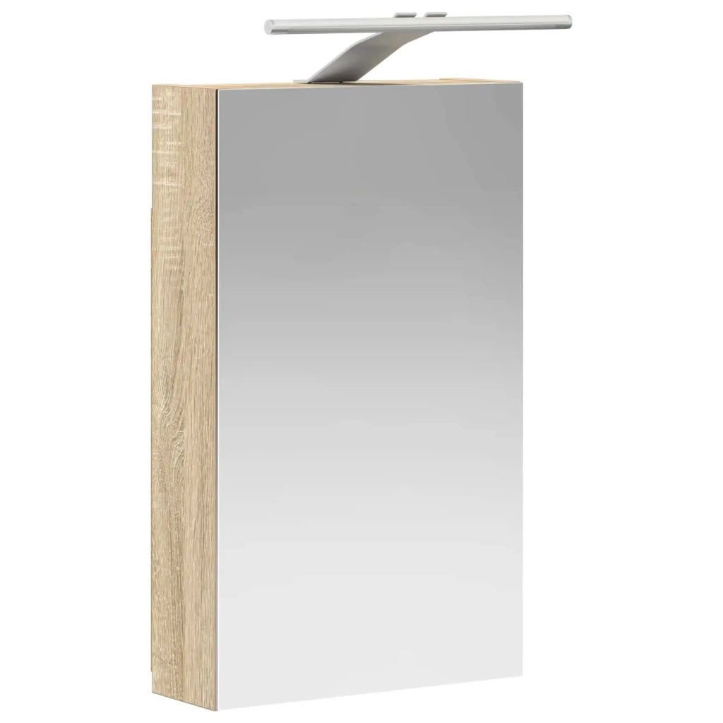 Mobiletto per specchio da bagno Rovere Sonoma 30 x 10,5 x 50 cm 889017
