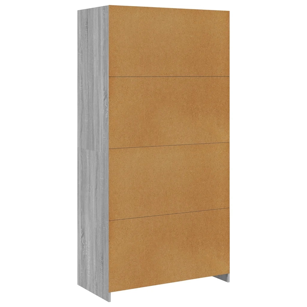 Armadio Grigio Sonoma 100x50x200 cm in Legno Multistrato CFW2366716