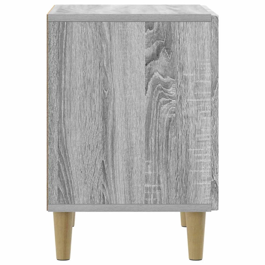 Set di 2 Comodini | Armadio da Notte | Mobiletto da notte Grigio Sonoma 43 x 34,5 x 50 cm