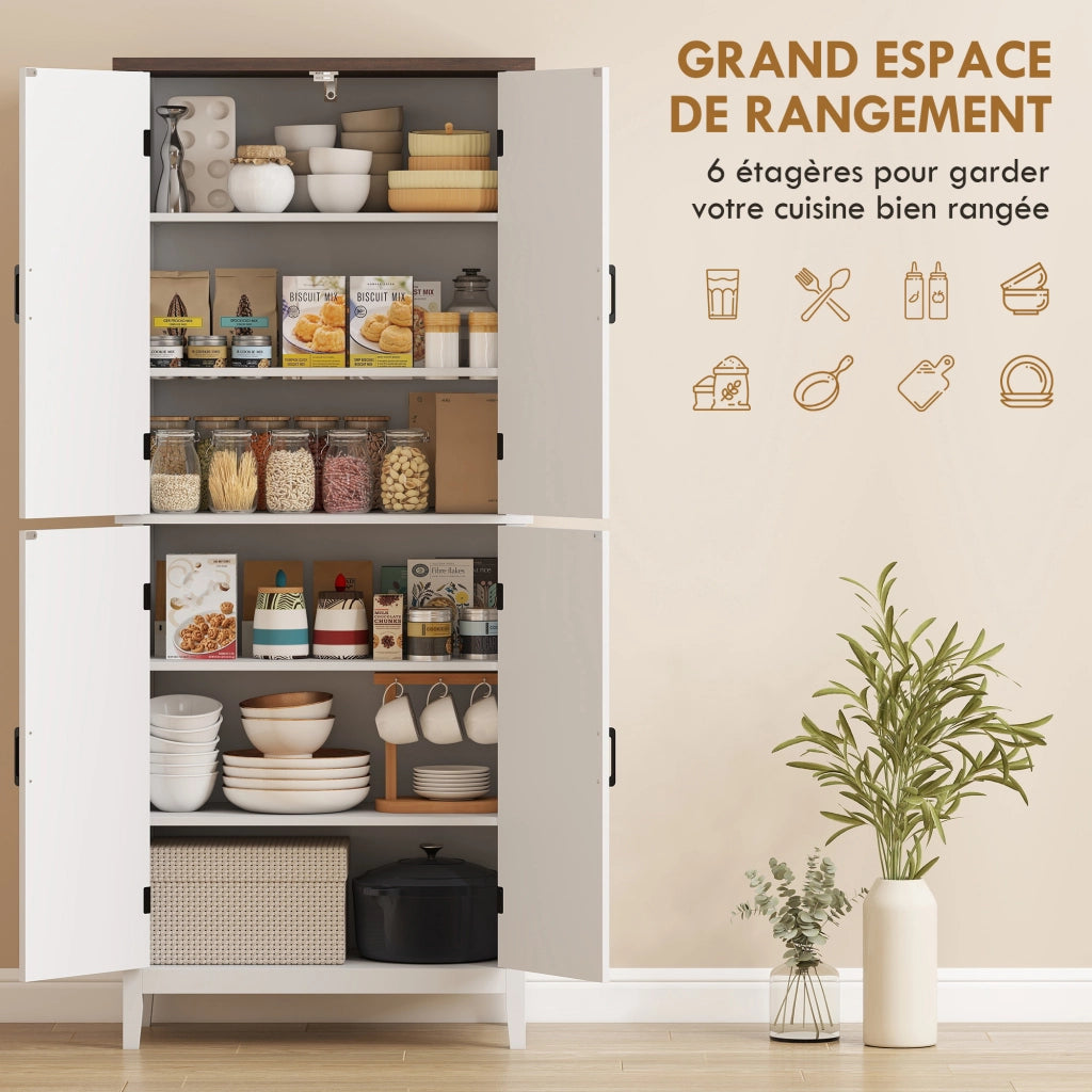 Buffet da cucina ¨C Minimal ¨C bianco 76x40x178,5cm