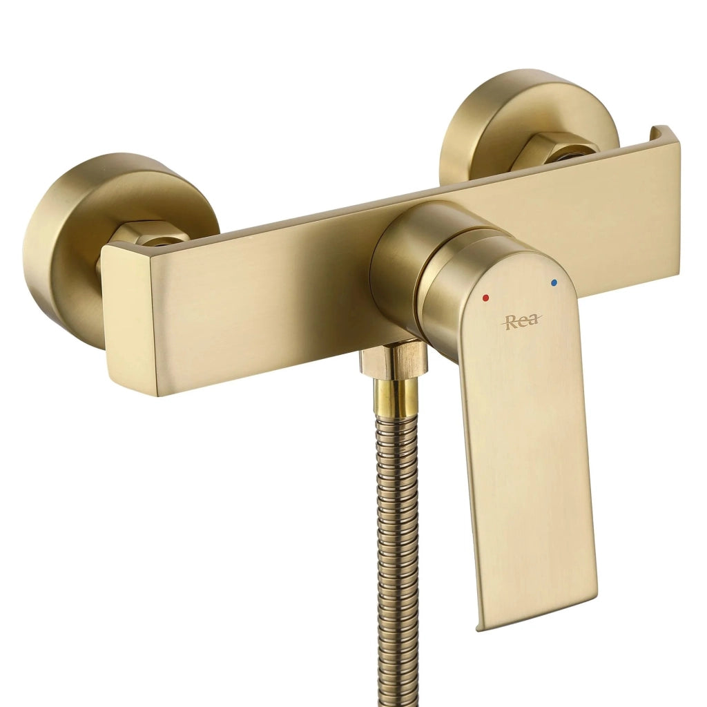 Rubinetto Doccia Rea Hass Brush Gold
