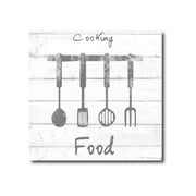 Canvas Stampato Alta risoluzione 40x40 cm FOOD Telaio in Legno Tela in cotone