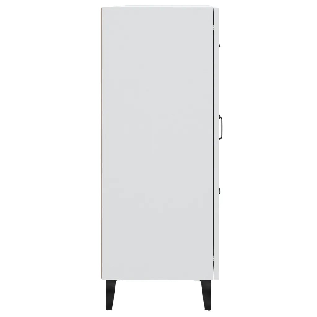 Credenza | Madia | Buffet da pranzo | Armadio da pranzo Bianca 69,5x34x90 cm in Legno Multistrato