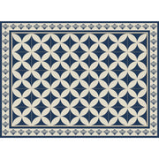 TOVAGLIETTA VINILE VENEZIA 33X45CM BLU - BIANCA