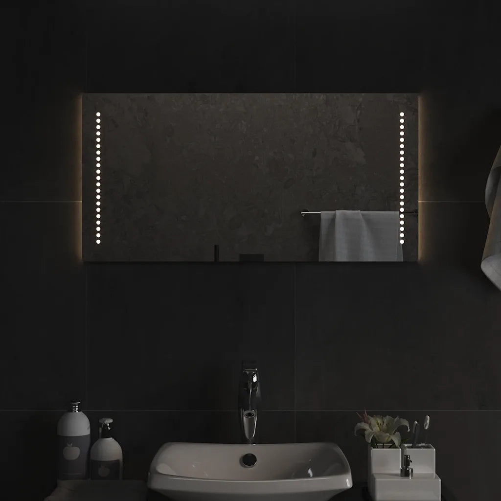 Specchio da Bagno con Luci LED-Specchio per Bagno 80x40 cm 613240