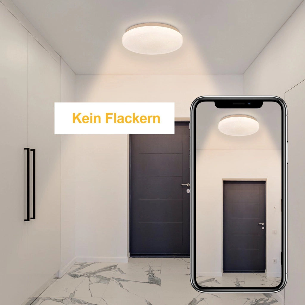 ZMH Lampada da soffitto LED piccola forma stella moderna per camera letto