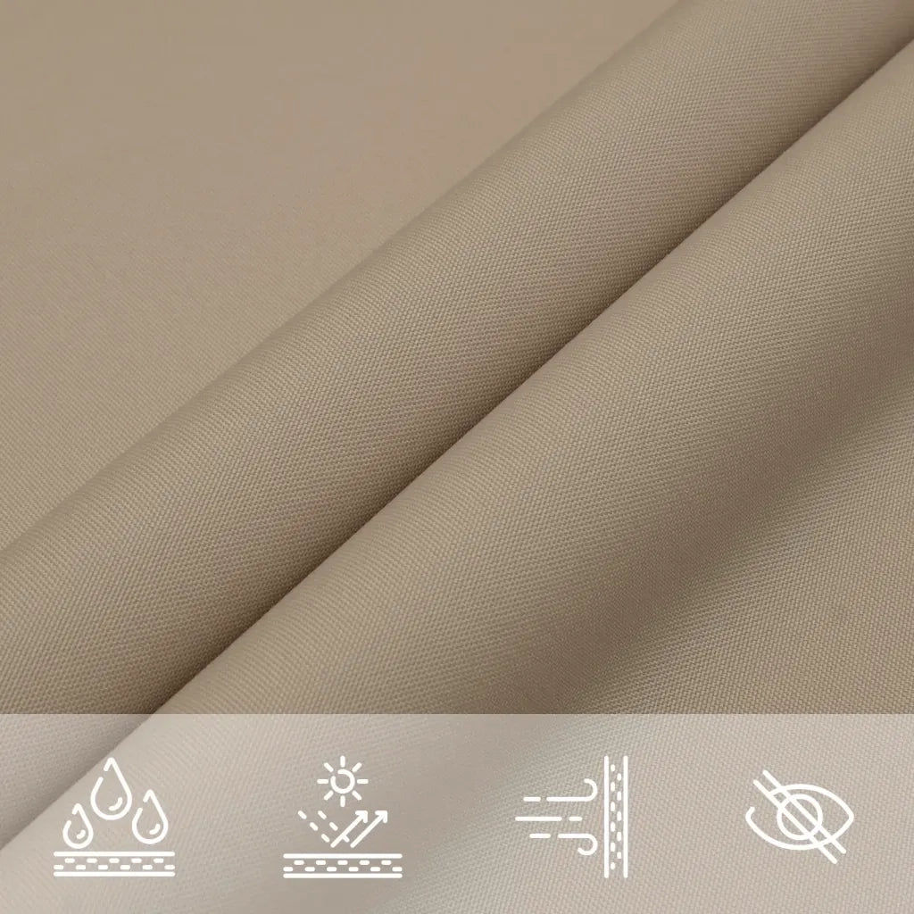 Parasole a vela | Telo Ombra | Vela da ombra Oxford Rettangolare 2x3,5 m Grigio Talpa