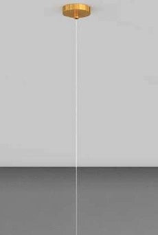 SOSP. OTTONE SAT. 1 LUCE PICCOLA TRASPARENTE 1155OS-SP-TR