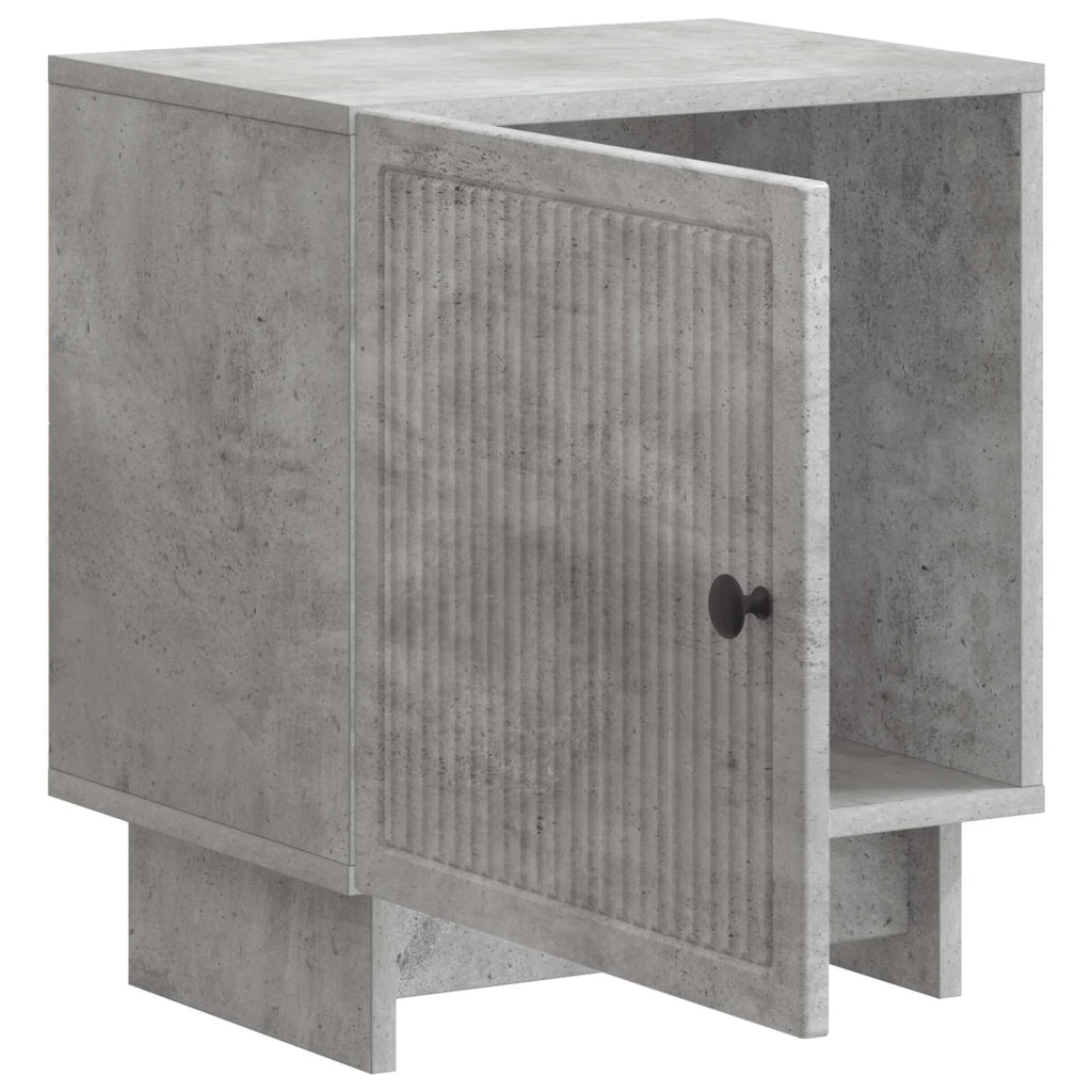 Armadio da Notte 2 pz Grigio Cemento 43 x 34,5 x 50 cm 893882