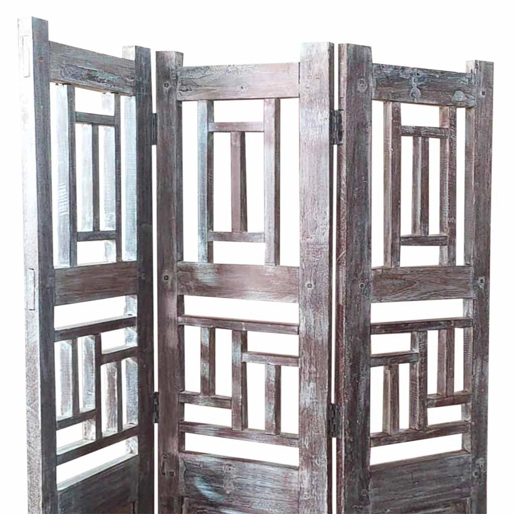 Paravento legno Marrone114x3x176h