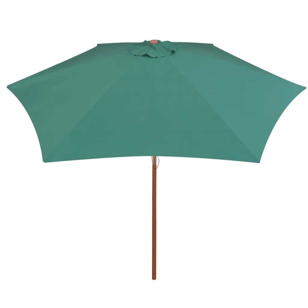 Ombrello | Parasolne 270x270 cm con Palo in Legno Verde