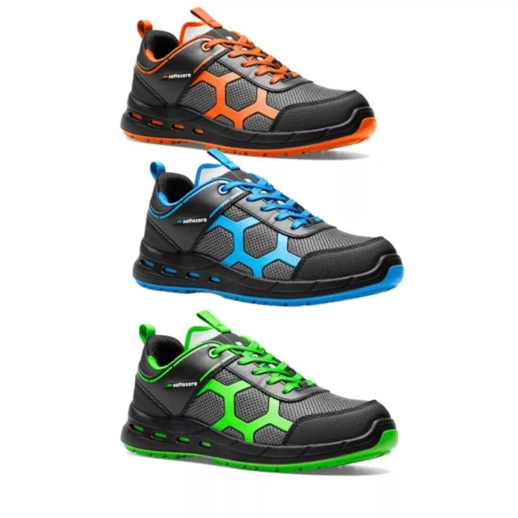 Scarpe Antinfortunistica S1P ESD Ultraleggera, Ultrassottile e Traspirante | Sottozero Modello UFO Blu/41