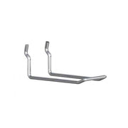 10 GANCI DOPPI 10CM PER PANNELLO FORATO
