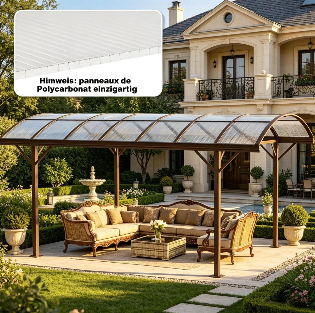 Pannelli alveolari ULEVR in policarbonato trasparente 120x60 cm, spessore 4 mm, set da 10