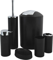 Set da bagno - 6 accessori diversi - materasso nero