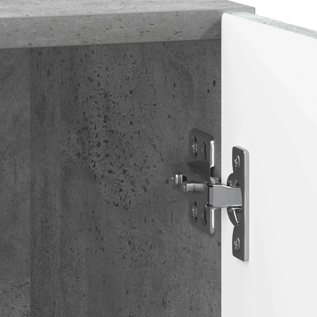 Comodino Grigio Concretè 43 x 34,5 x 47 cm Legno ingegnerizzato 895261