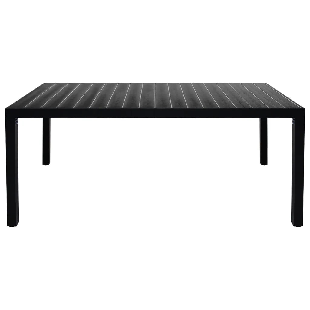 Set da Pranzo da Giardino 7 pz Nero 3060062