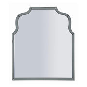Specchio con Cornice Classico, Grigio, MDF, 100x85x1 cm