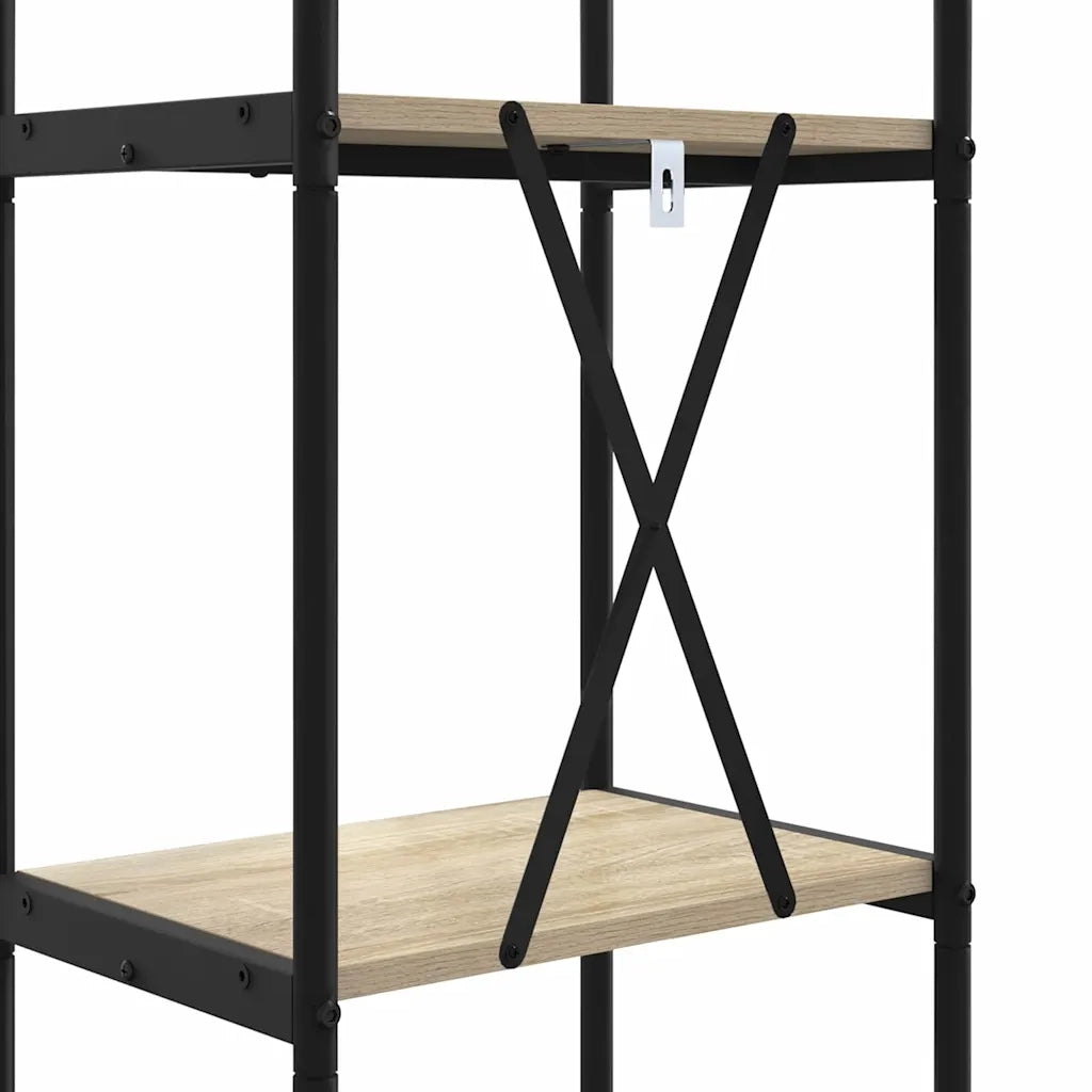 Libreria-Scaffale per Libri-Mobile di Stoccaggio Rovere Sonoma 40 x 30 x 109 cm Legno multistrato 986785