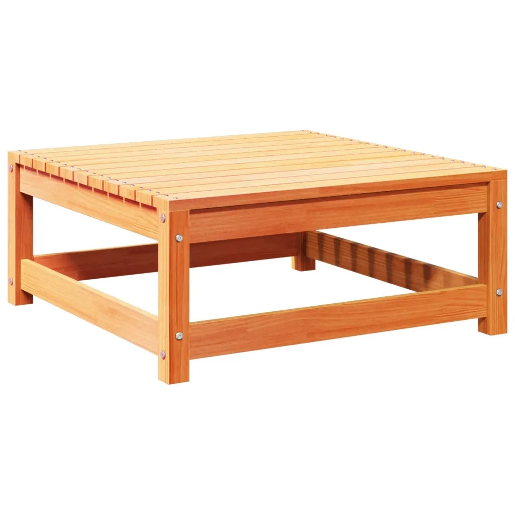 Set Divani da Giardino 12pz Marrone Cera Legno Massello di Pino 3299652