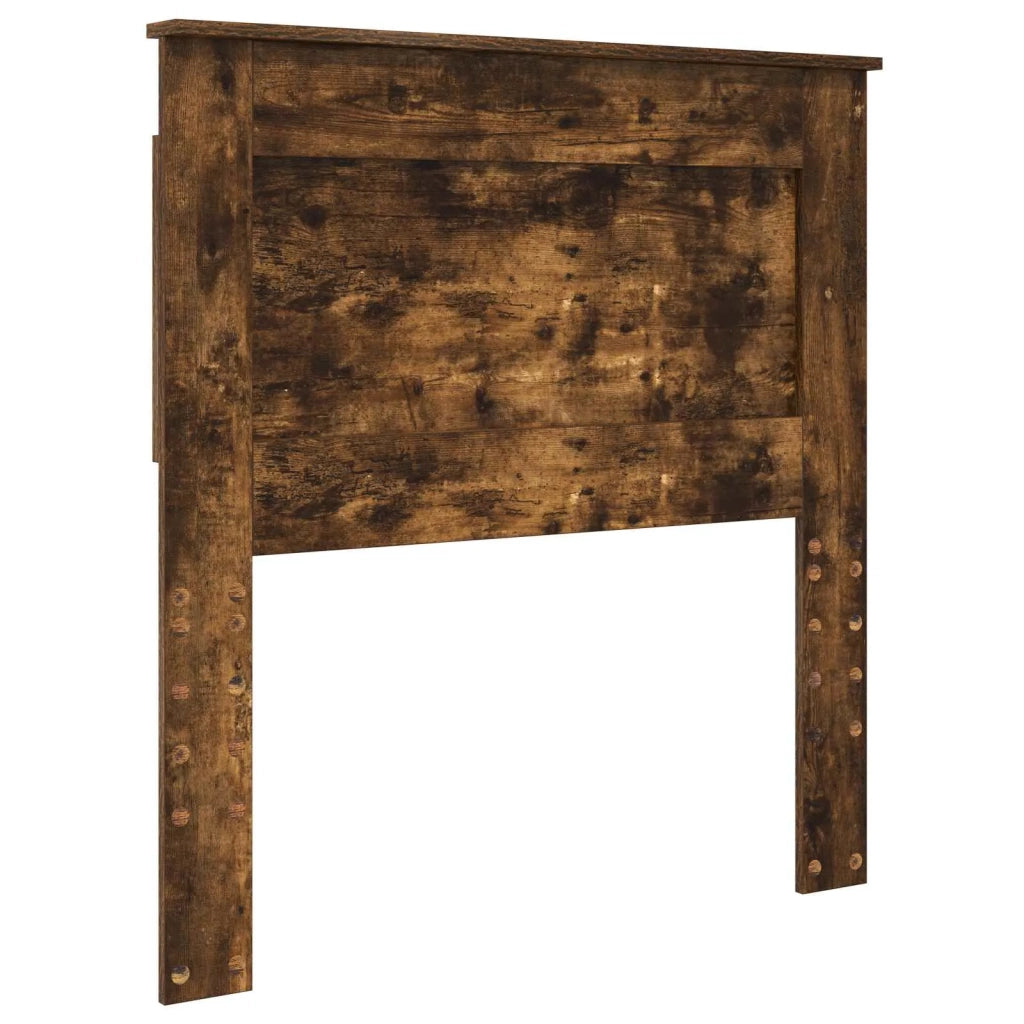 Struttura del letto Rovere fumé 100 x 200 cm Pino massello 3410124