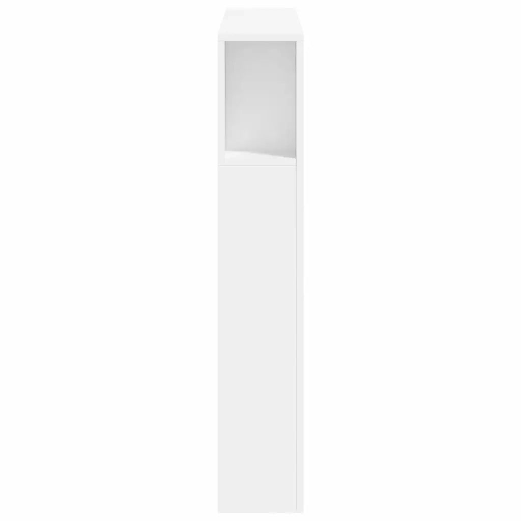 Testiera | Testata LED Bianca 100x18,5x103,5 cm Legno Multistrato