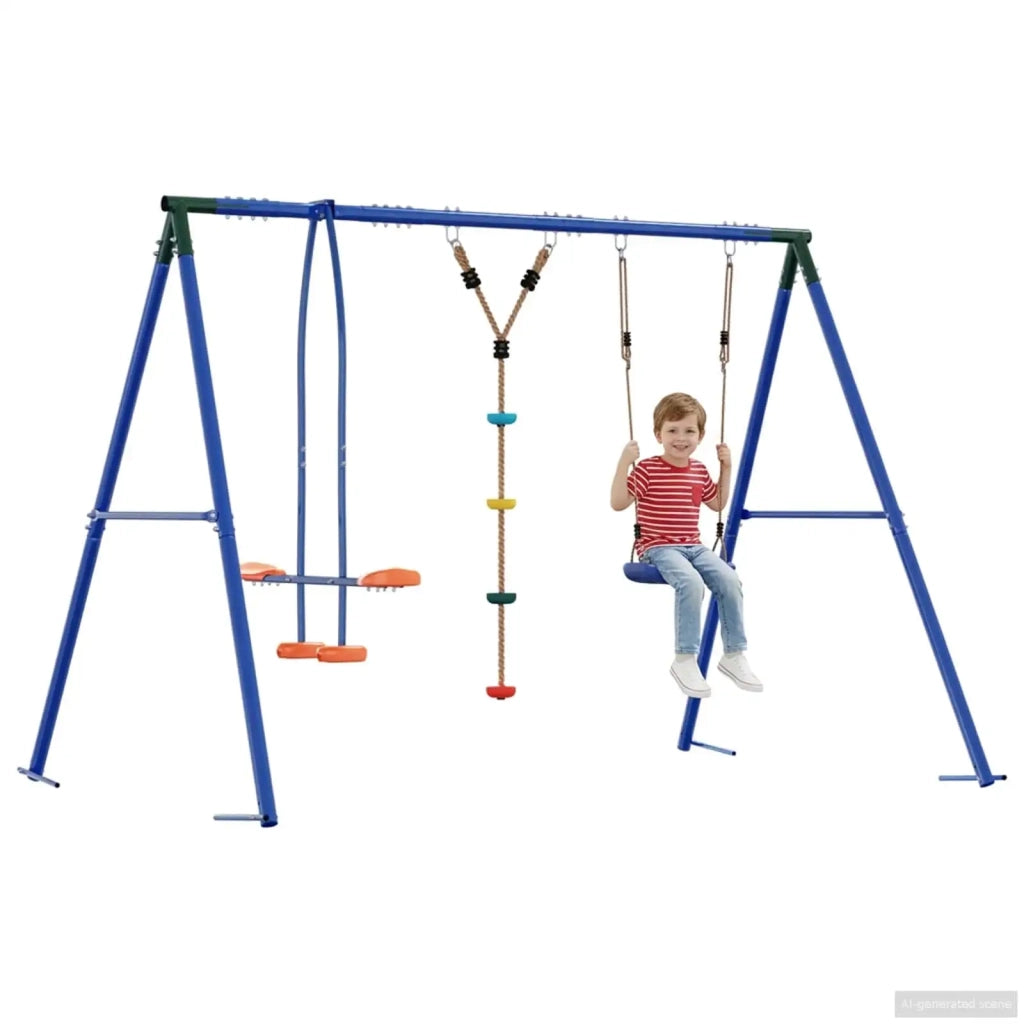 Set di Altalene per Esterni Multicolore Acciaio e PE 3429823