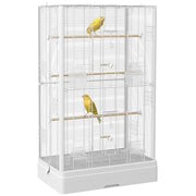 Voliera per Uccelli ¨C Minimal ¨C Bianco 61x36.5x98 cm