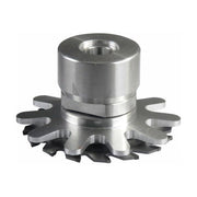 Australian S100 Testina Spollonatrice 100 mm Lame Widia Corpo Alluminio Attacco Universale per Noccioli e Ulivi