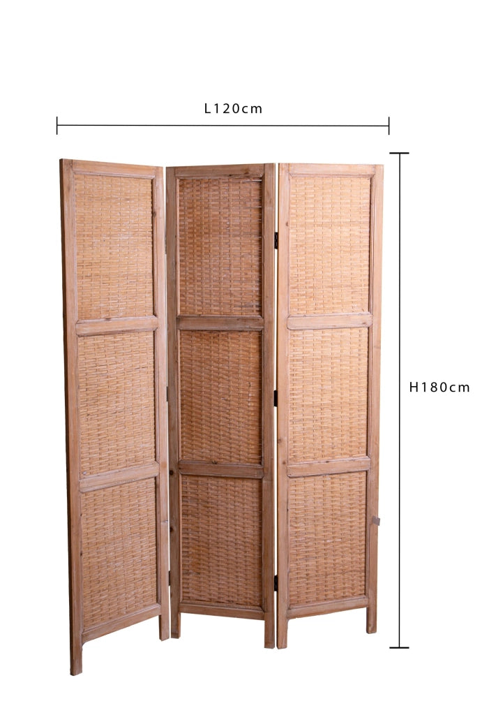 Paravento Separe 3 Ante 120 H 180 cm