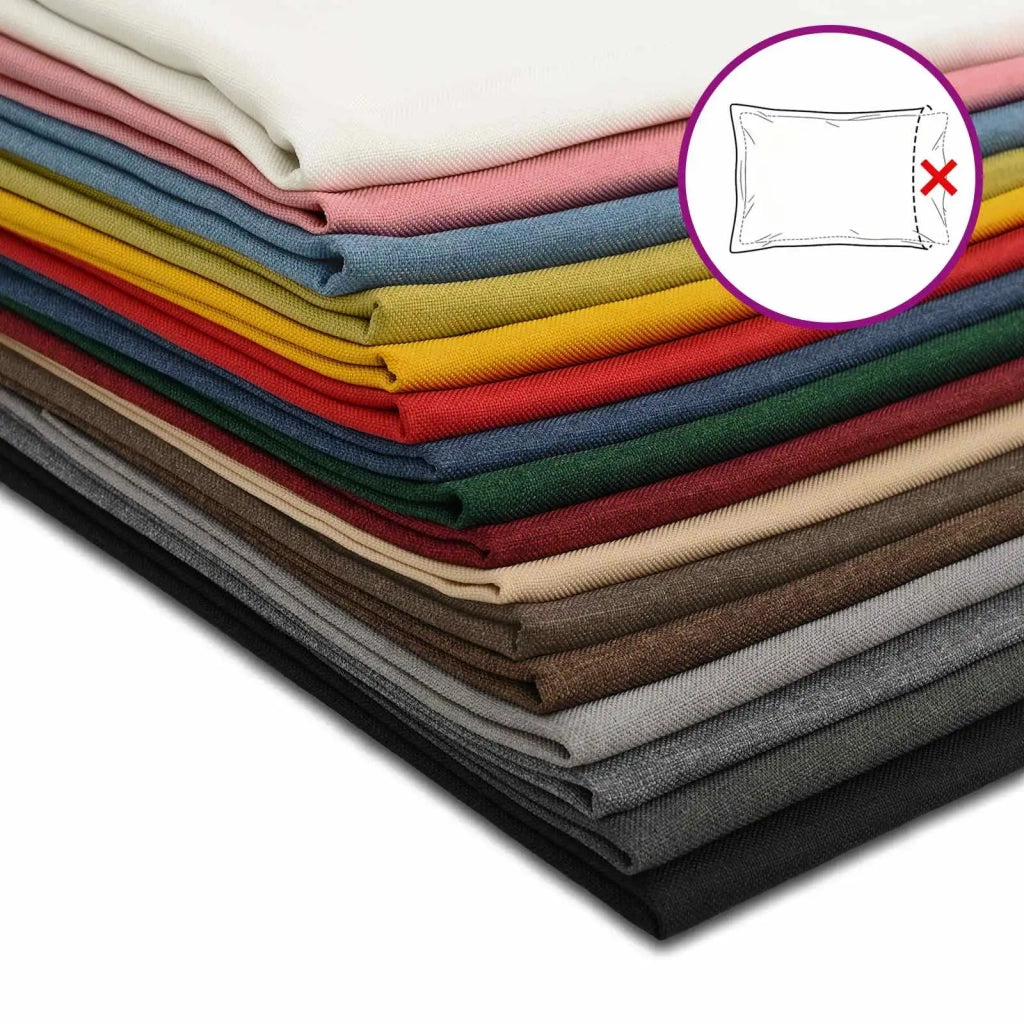 Federa 6 pz HEERLEN Grigio Nuvola 60 x 60 cm Tessuto 912530