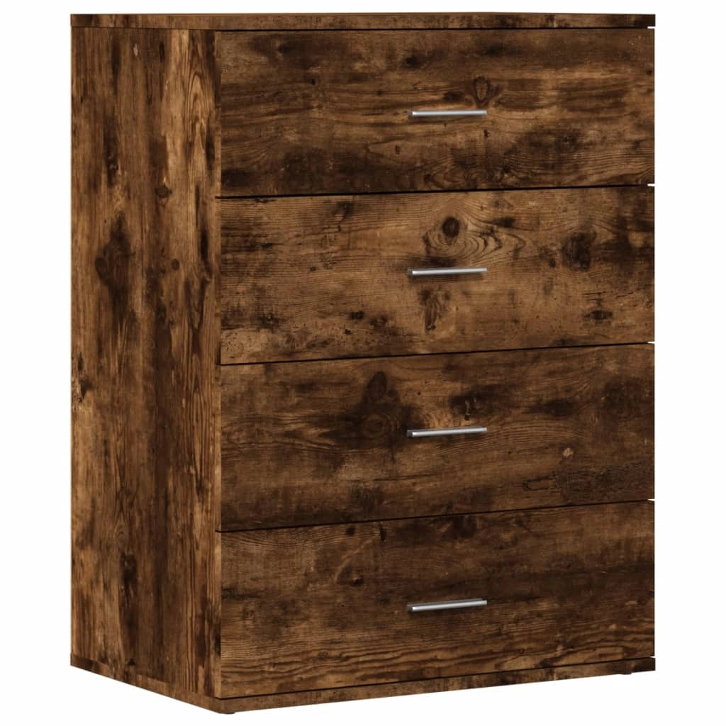 Buffet credenza cassettiera armadio mobile contenitore organizer per cucina soggiorno salotti set da 2 60 x 39 x 80 cm legno ingegnerizzato marrone 02_0036747