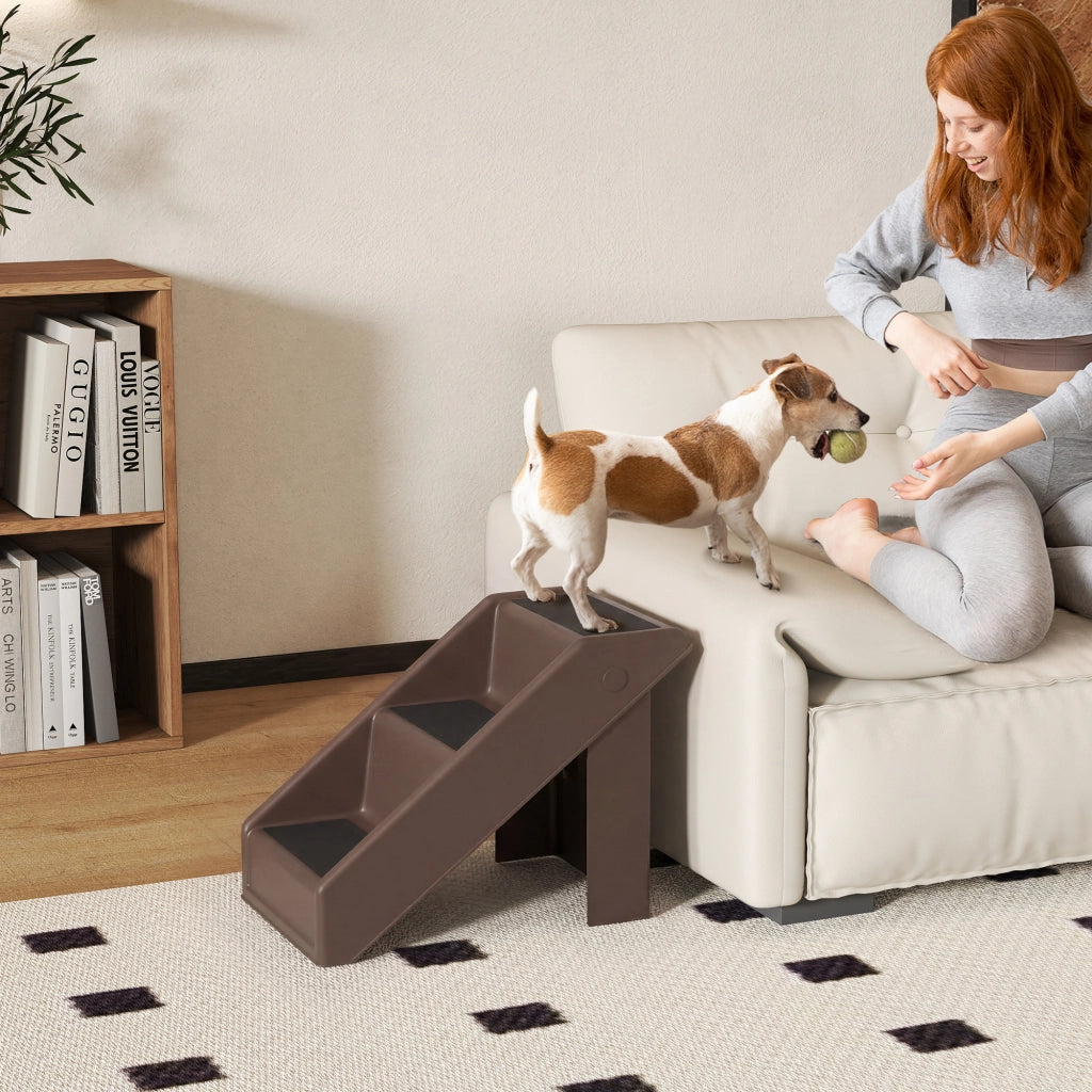 Scala per cani 3 gradini 36,5 cm ¨C Minimal ¨C marrone
