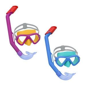 MASCHERA SUBACQUEA + 3 KIT SNORKEL DOMINATOR 24023