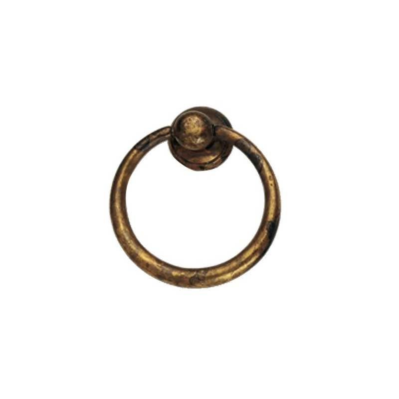 Maniglia Ciondolo Ottone Antico 40X46 2628 Ms