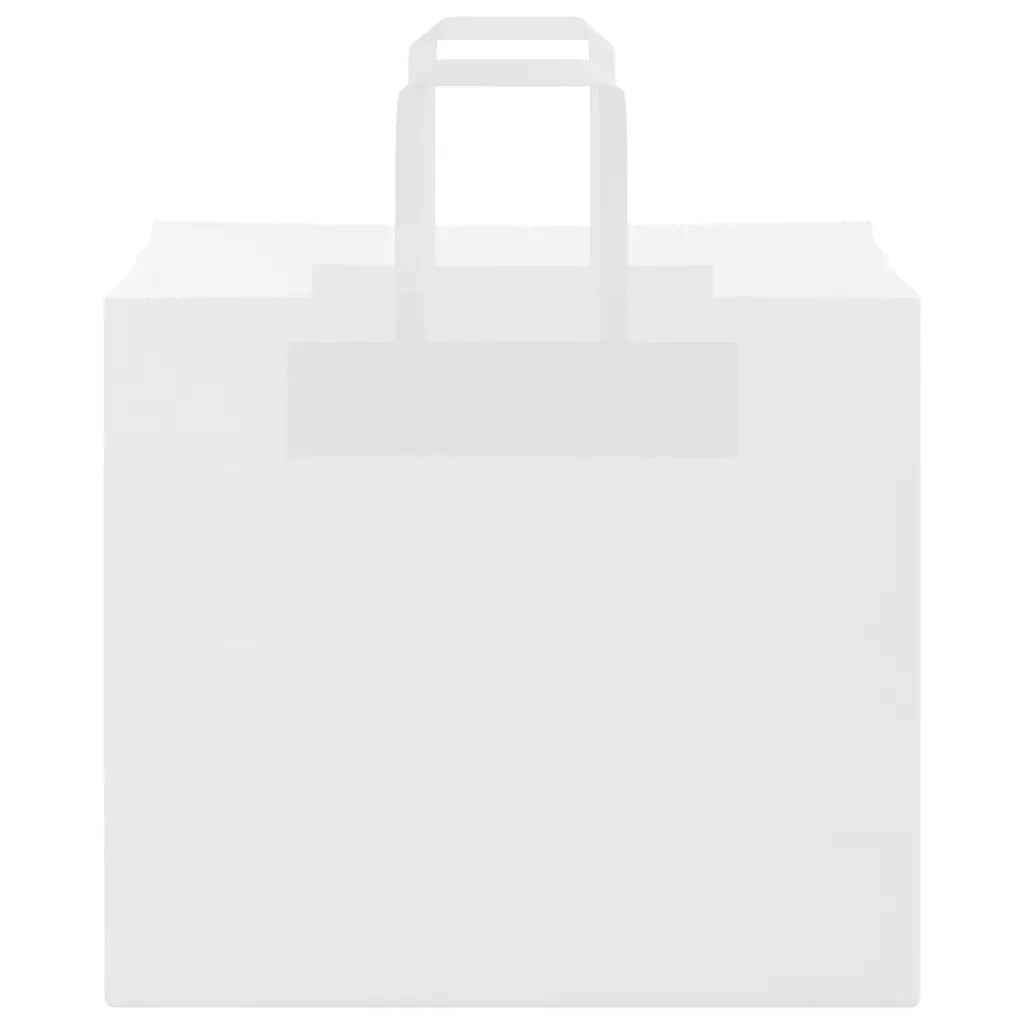 Sacchetti di Carta 50 pz con Manici Bianchi 32x22x28 cm CFW5317272