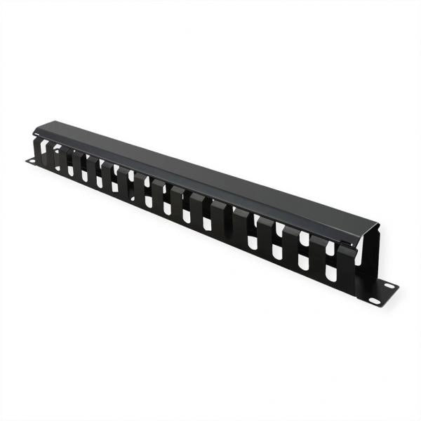 VALUE PIASTRA GESTIONE CAVI, 40X40MM, NERO