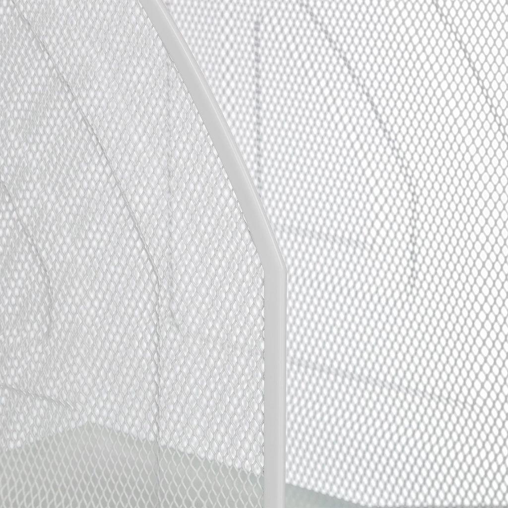 Portariviste design moderno scrivania 32 x 16 x 24,5 cm per documenti A4 in acciaio bianco 13_0012598