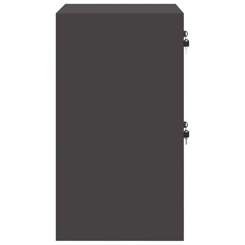Armadio per File con cassetto Nero 45,5 x 42 x 74,5 cm CFW4475026