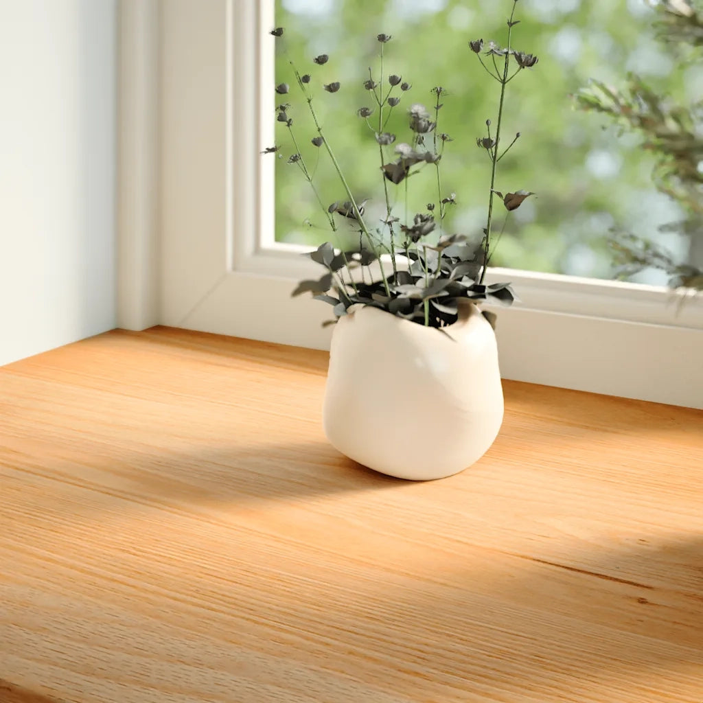 Davanzali 2 pz Marrone Chiaro 80x15x2 cm Legno Massello Rovere 4009126