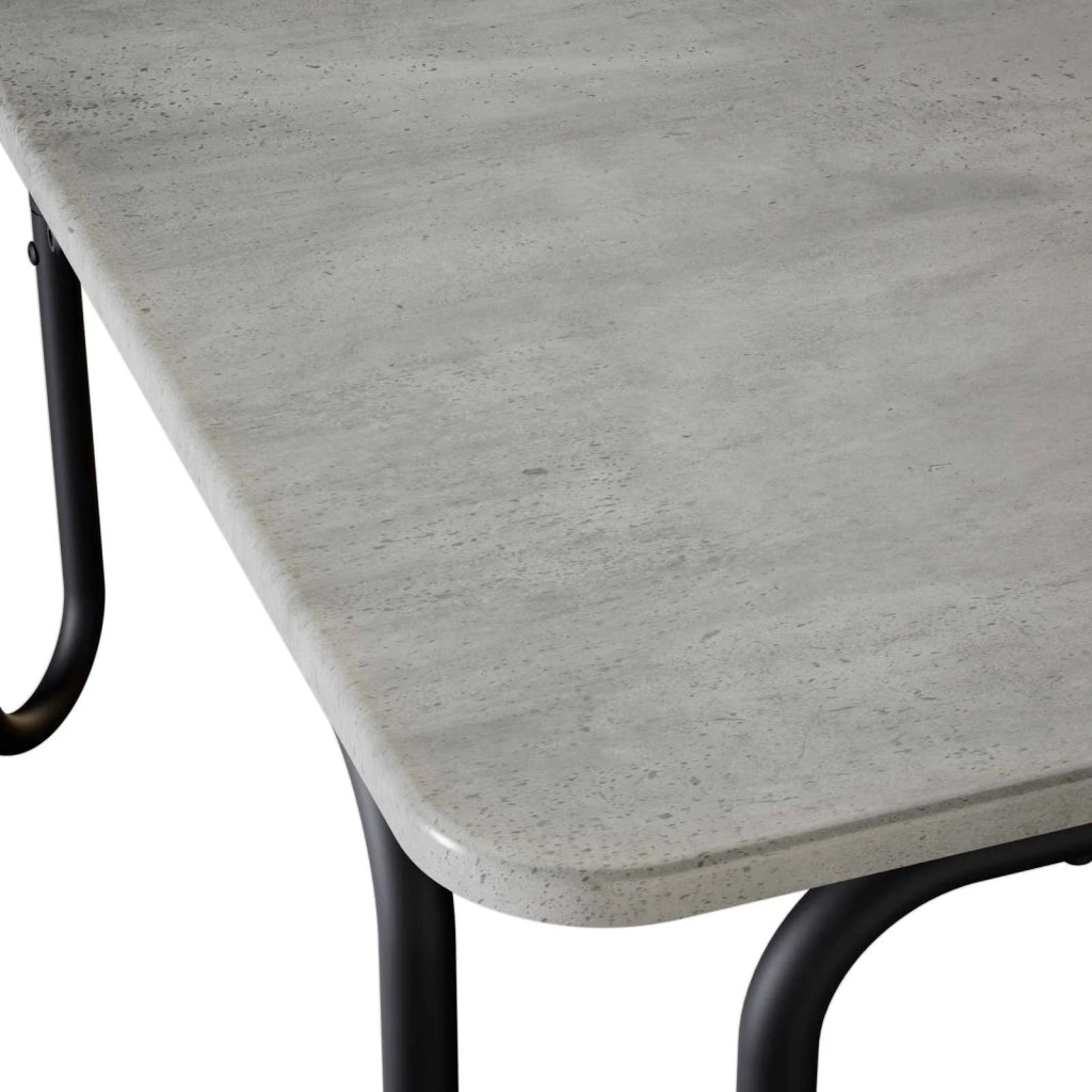 Tavolino da salotto Grigio Cemento 100 x 100 x 45 cm 8007739