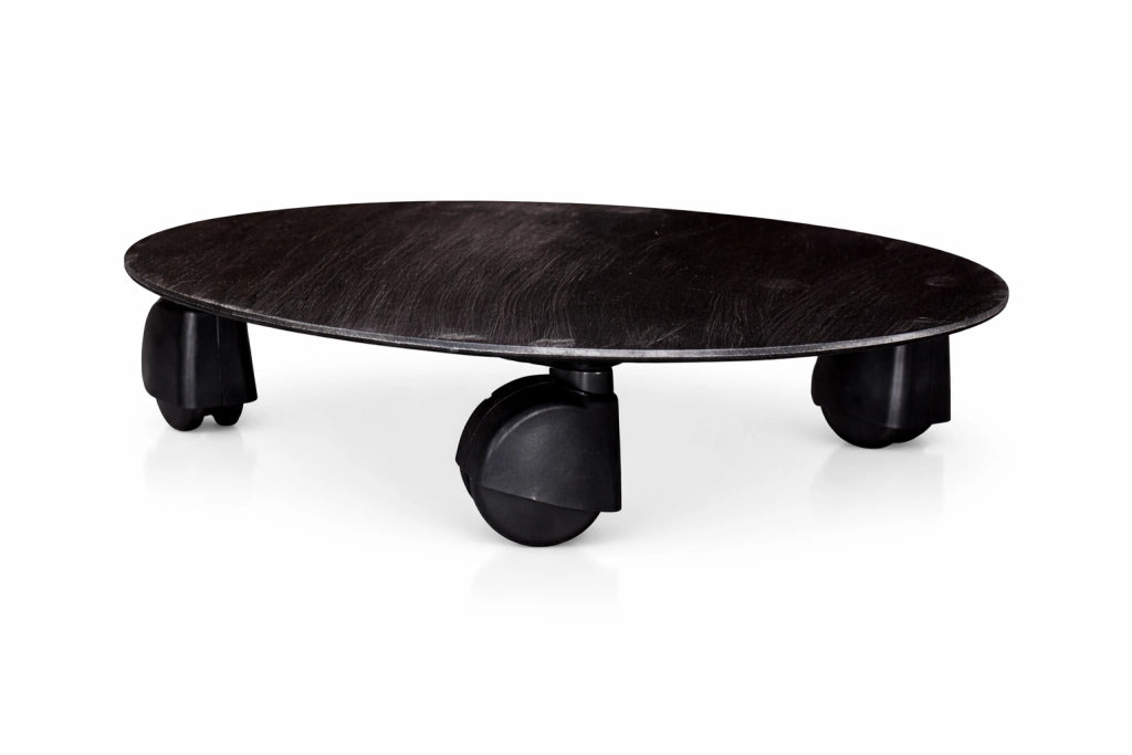 Base per Piante con Ruote Girevoli, Diametro 30 cm, Portata 100 Kg, 4 Ruote, Supporto Mobile per Piante Pesanti, Rialzo da Terra