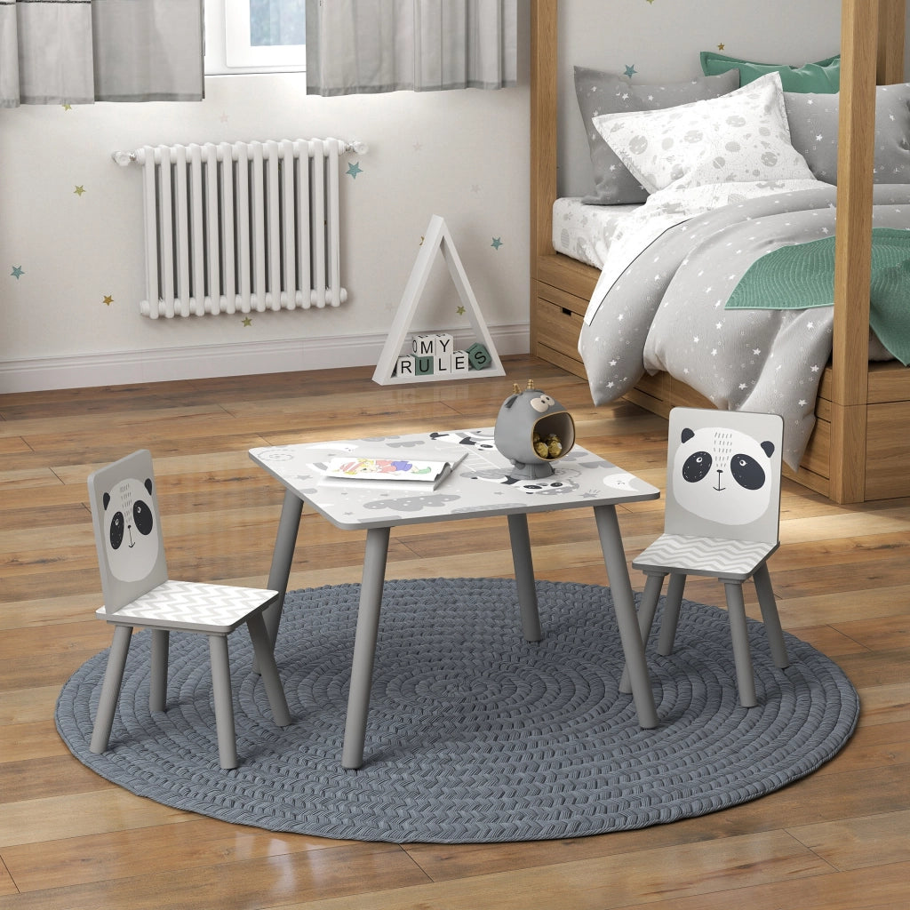 Tavolo e sedie per bambini ¨C Minimal ¨C grigio