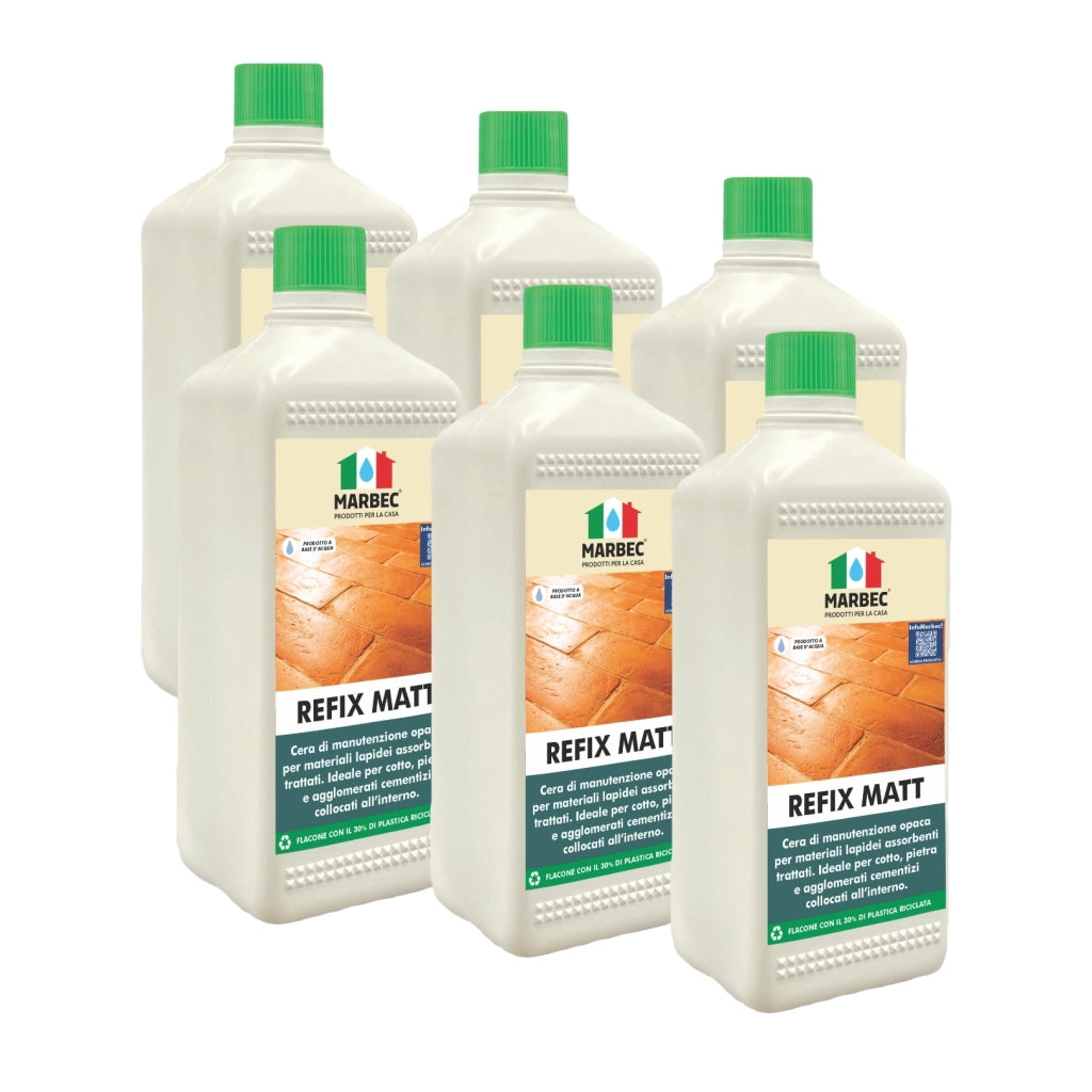 Cera per pavimenti REFIX MATT   1LTx6Pz